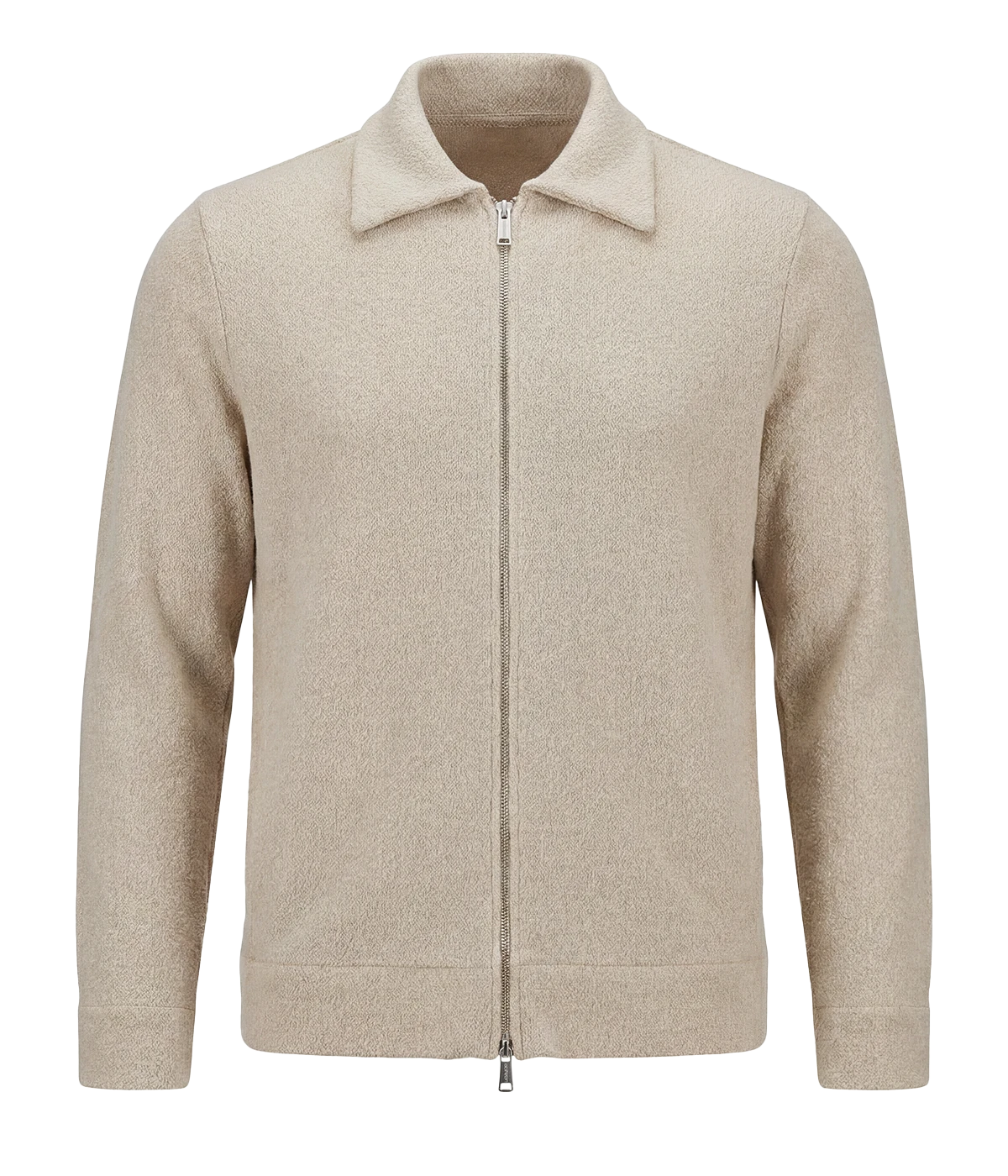 L/S Polo Zip Cardigan in 0320