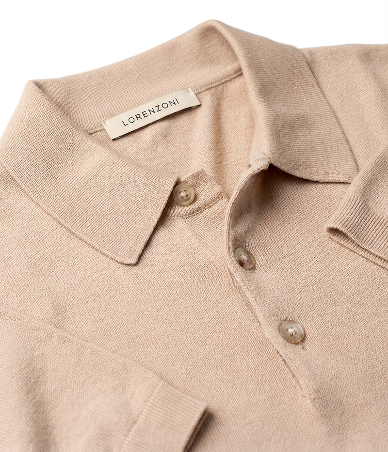 S/S Button Polo in 0320