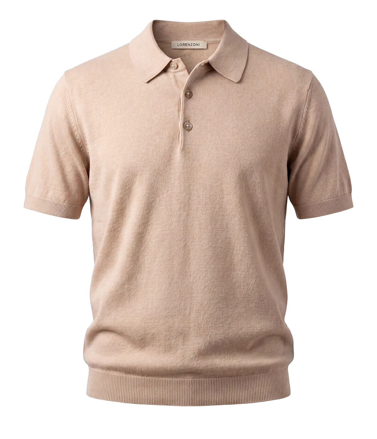 S/S Button Polo in 0320