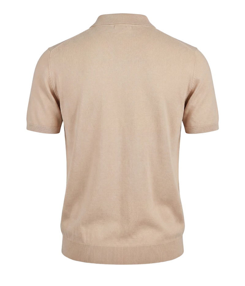 S/S Button Polo in 0320