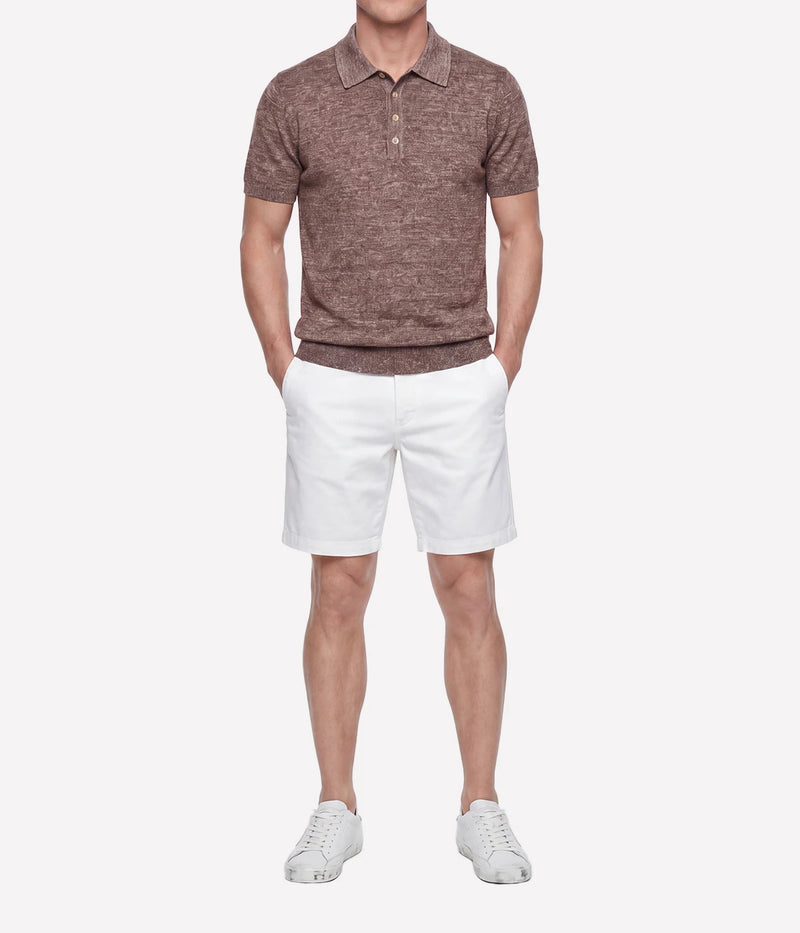 S/S Button Polo in 0350
