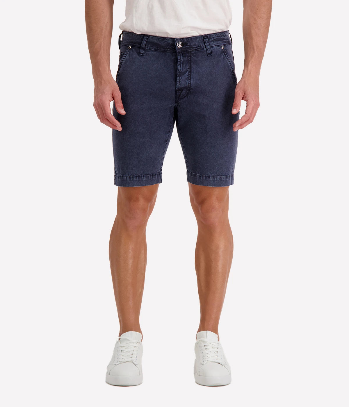 Lou Bermuda 5 Pocket Slim Short in Navy Blue