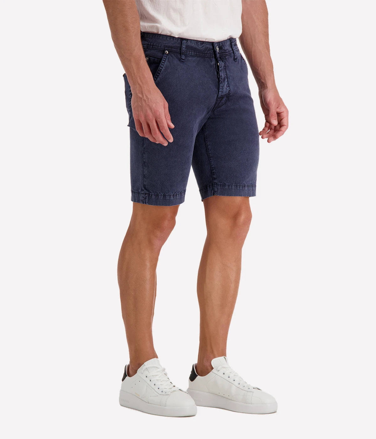 Lou Bermuda 5 Pocket Slim Short in Navy Blue