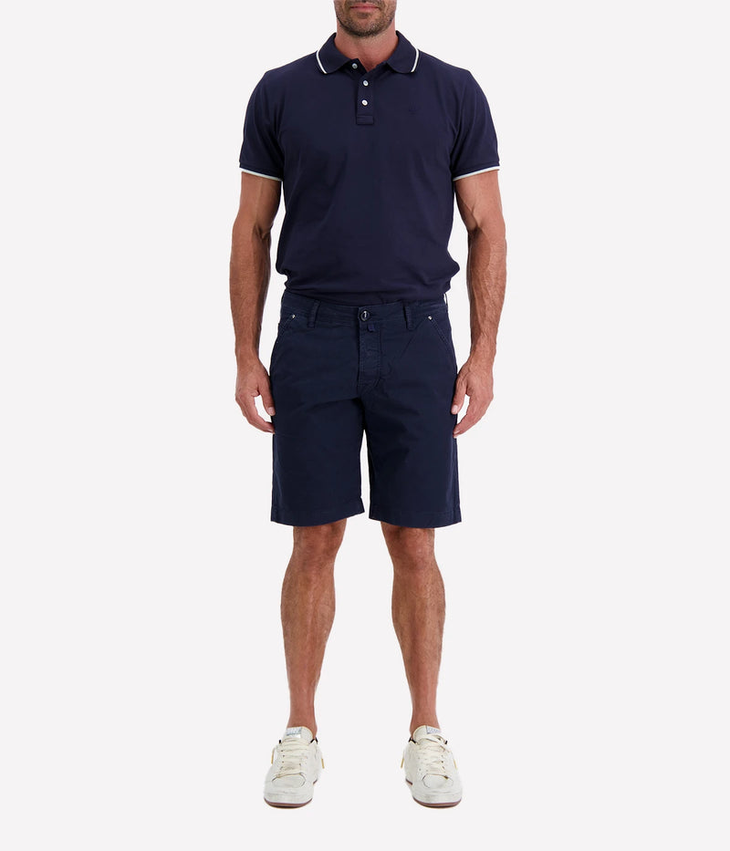 Lou Bermuda 5 Pocket Slim Short in Navy Blue