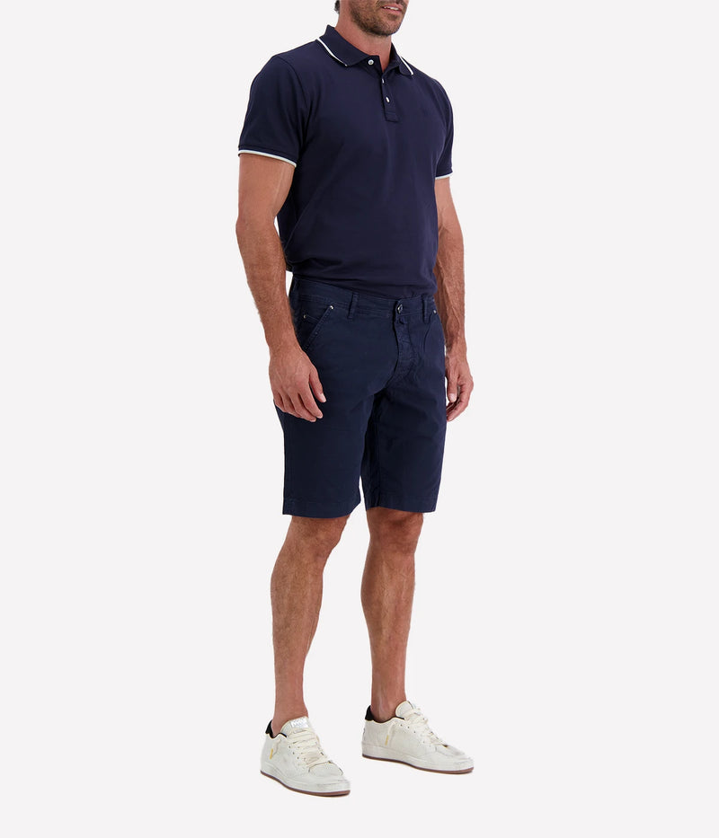 Lou Bermuda 5 Pocket Slim Short in Navy Blue
