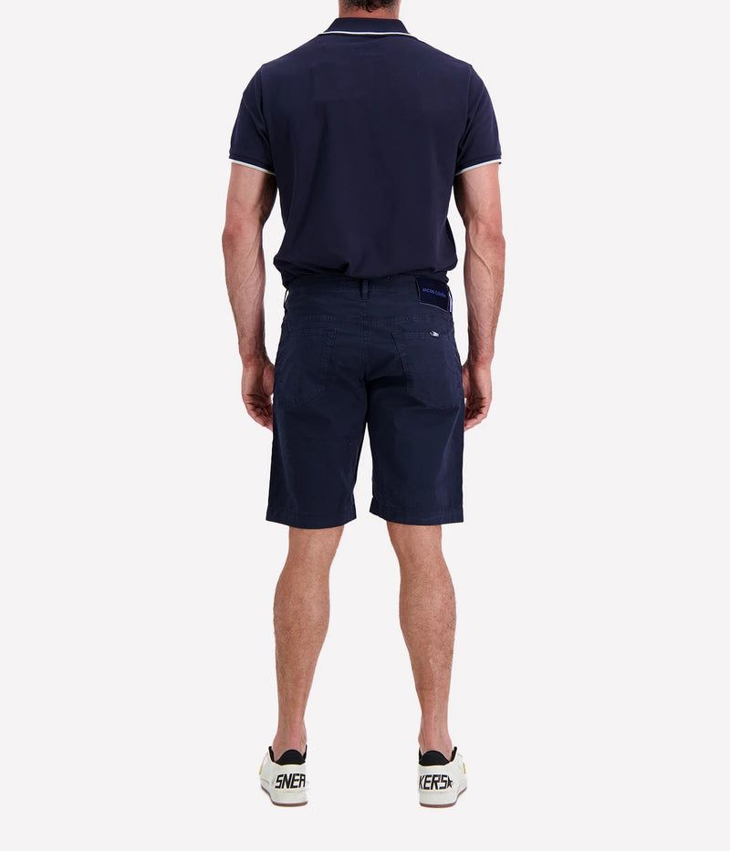 Lou Bermuda 5 Pocket Slim Short in Navy Blue