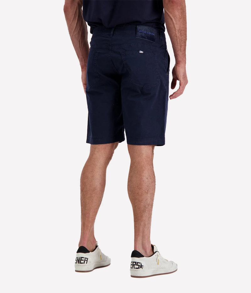 Lou Bermuda 5 Pocket Slim Short in Navy Blue