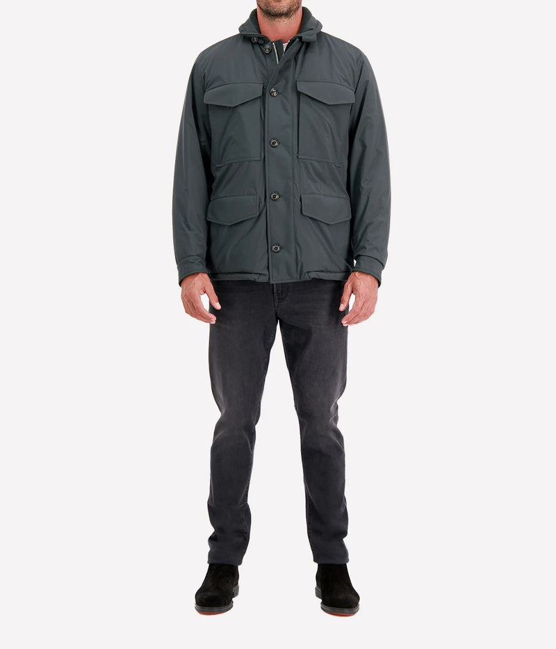 Loyal Padded Field Jacket in Ortica