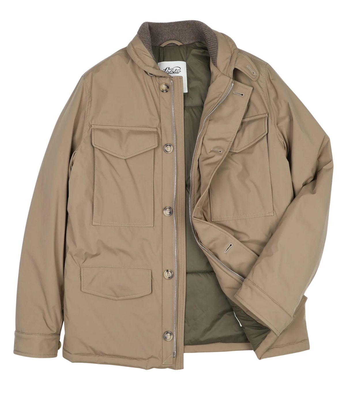 Loyal Padded Field Jacket in Avana