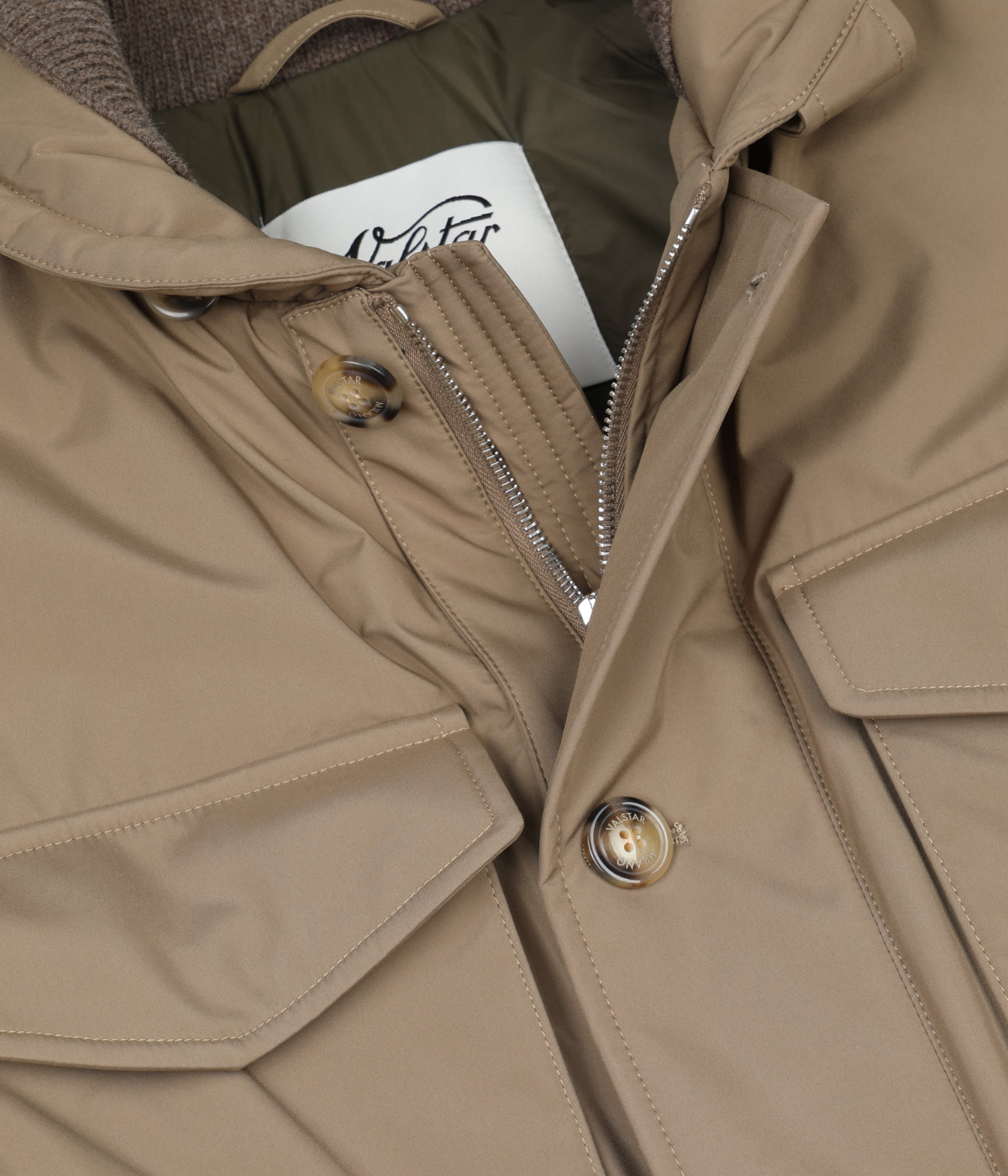 Loyal Padded Field Jacket in Avana
