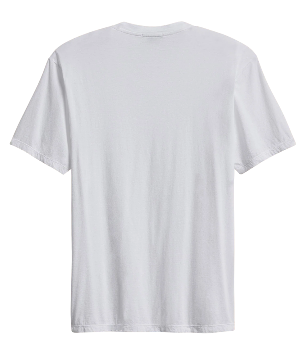 Luxe Lotus Jersey V Neck T-Shirt in White