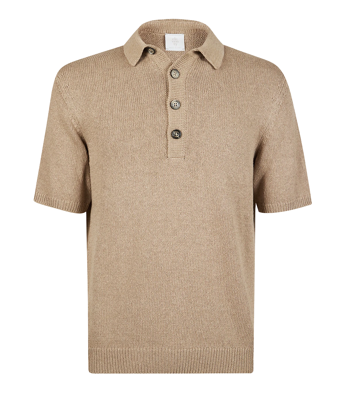 Polo Sweater In Taupe