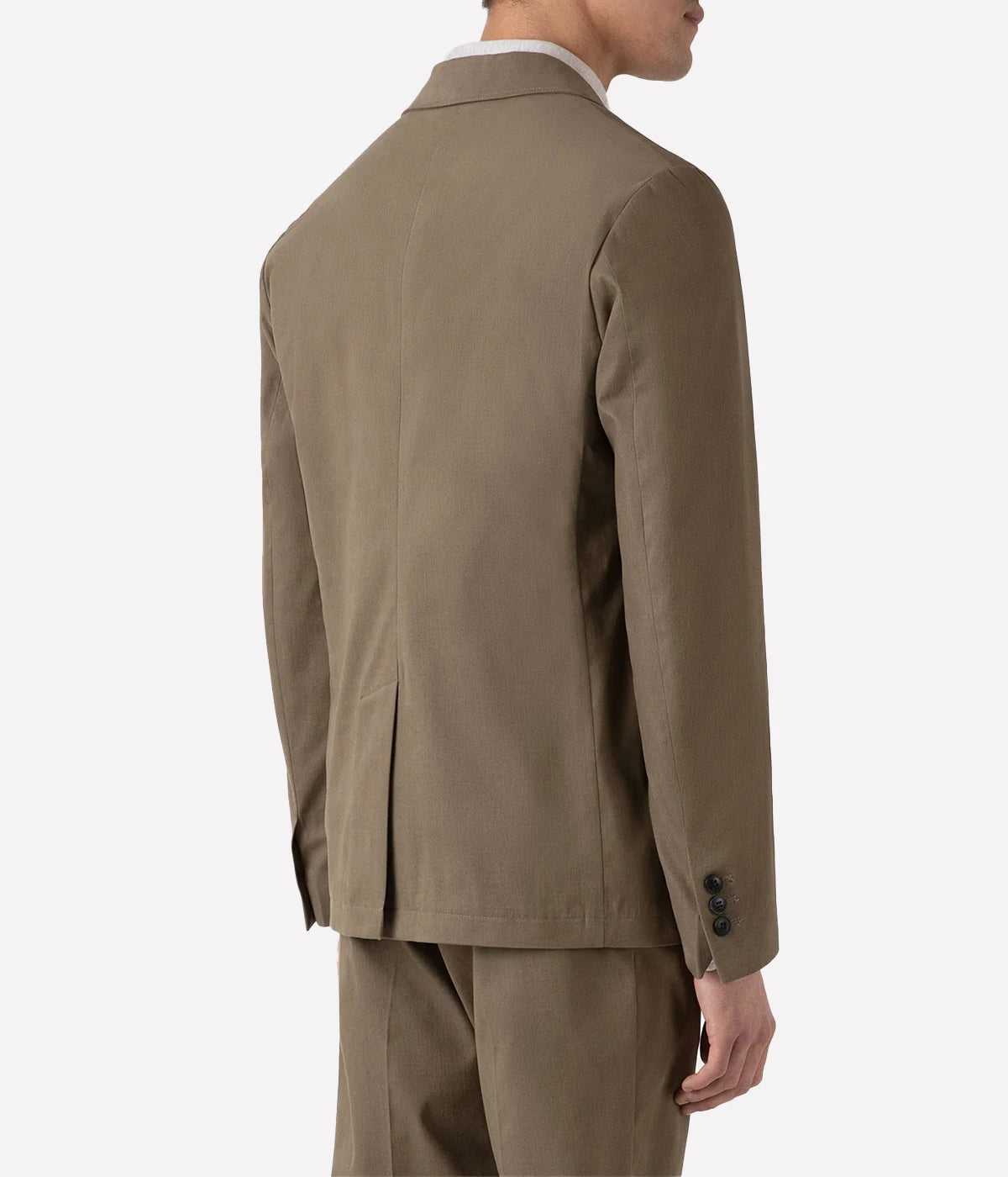 Brushed Cotton Blazer in Sandstone