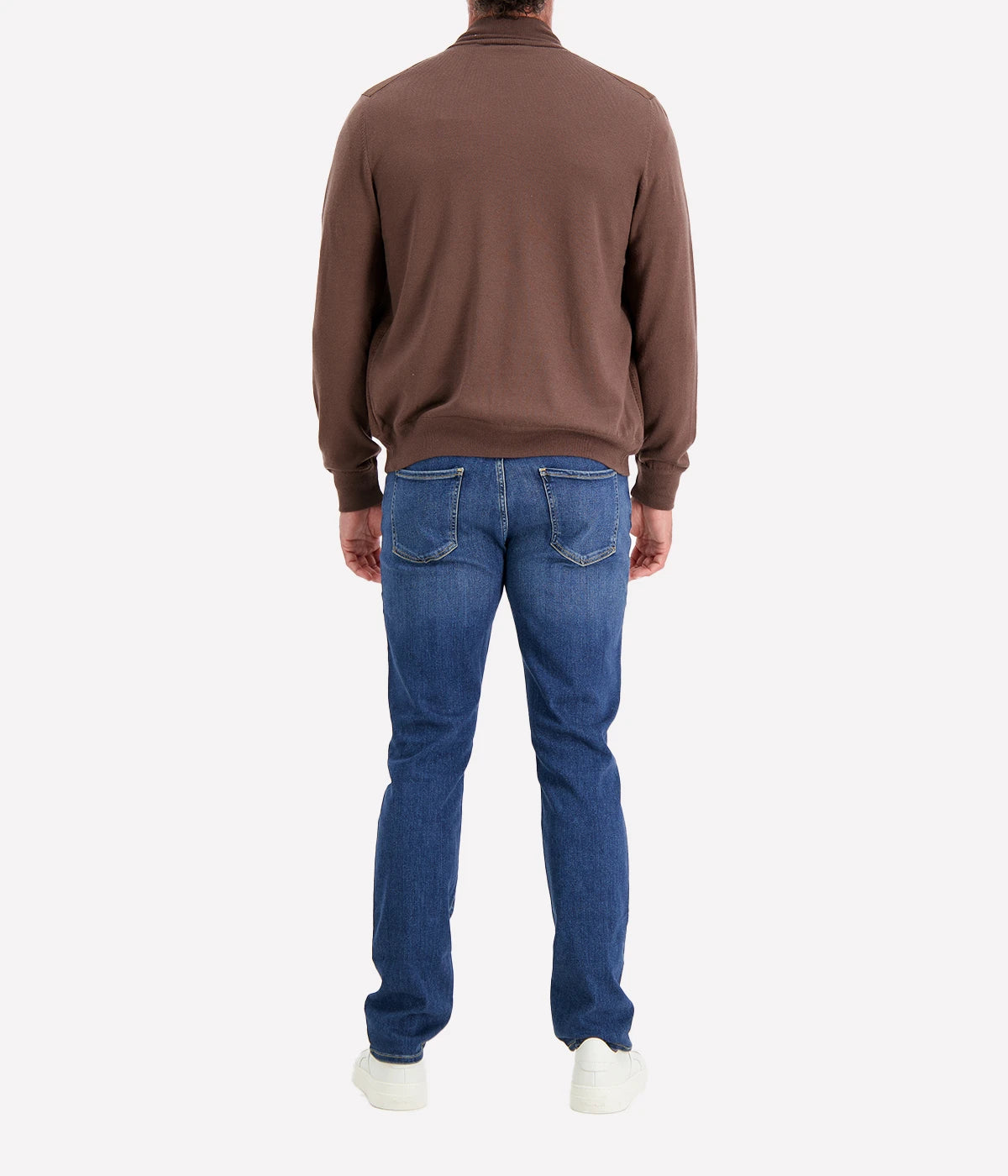 Man Zip Jacket in Chocolate