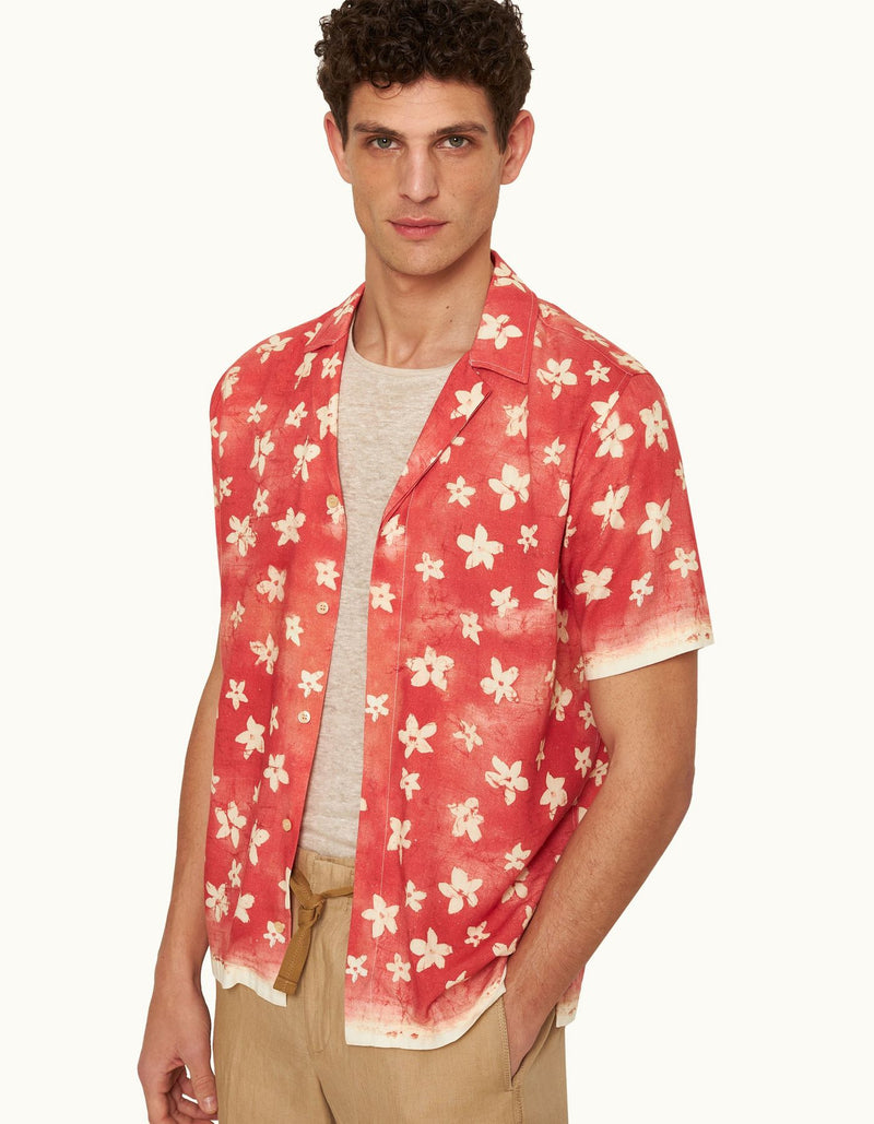 Maitan Budding Life Shirt in Cinnamon Red