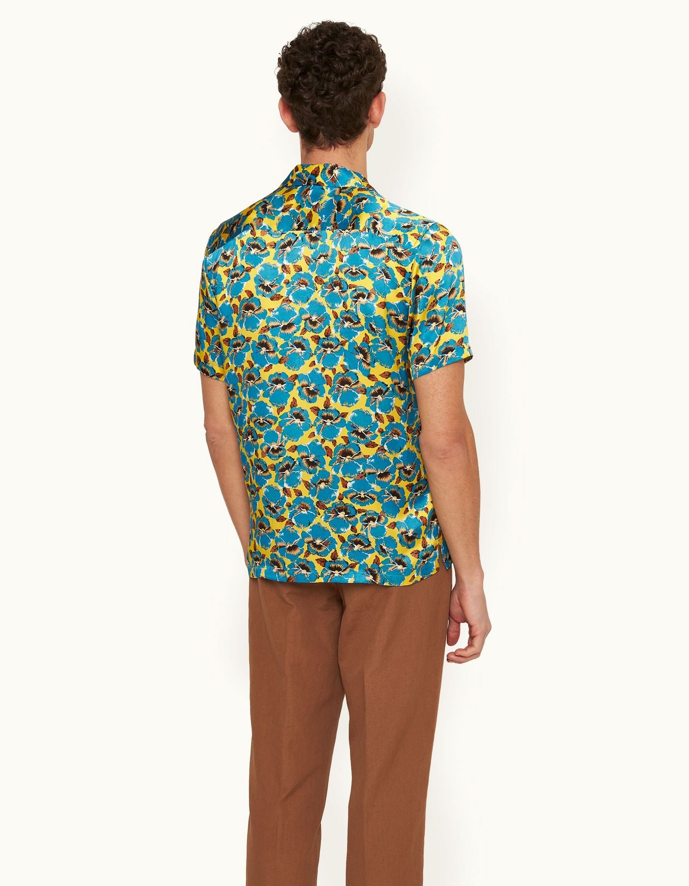 Maitan Petal Woven Shirt in Lemon Meringue