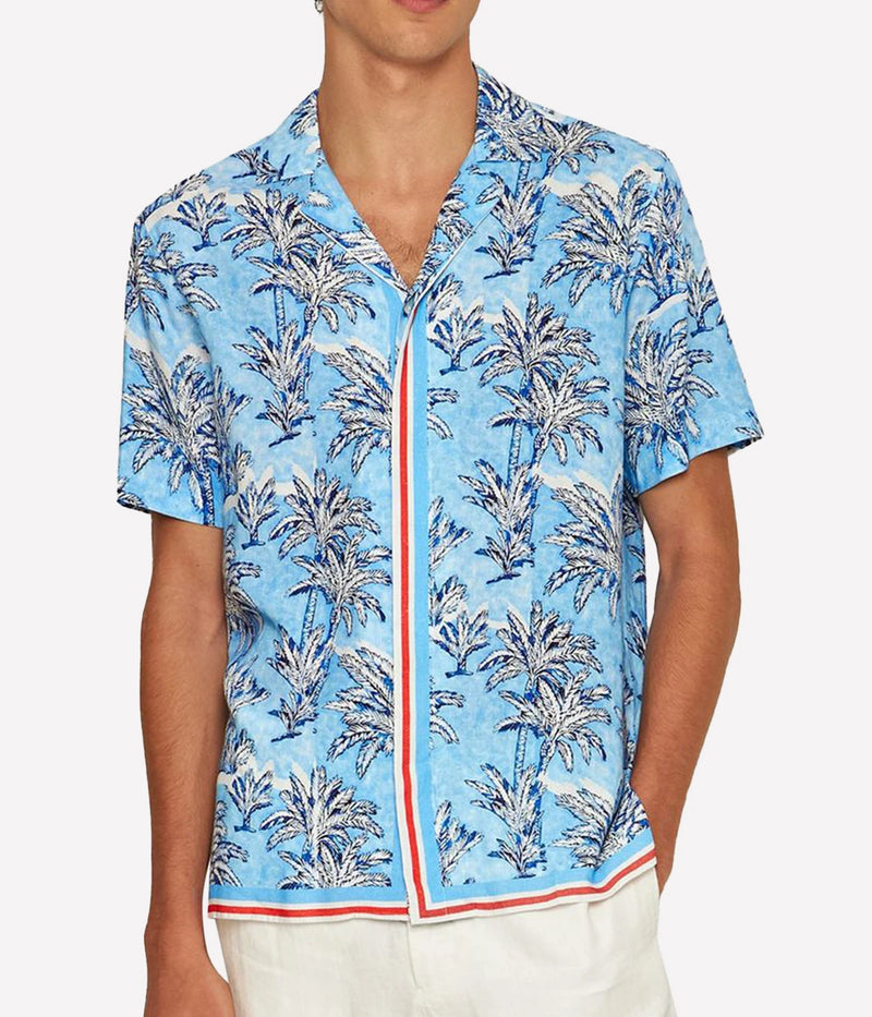 Maitan Short Sleeve Shirt in Bright Wish Blue