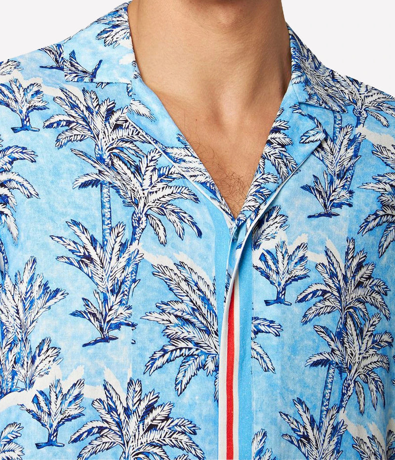 Maitan Short Sleeve Shirt in Bright Wish Blue