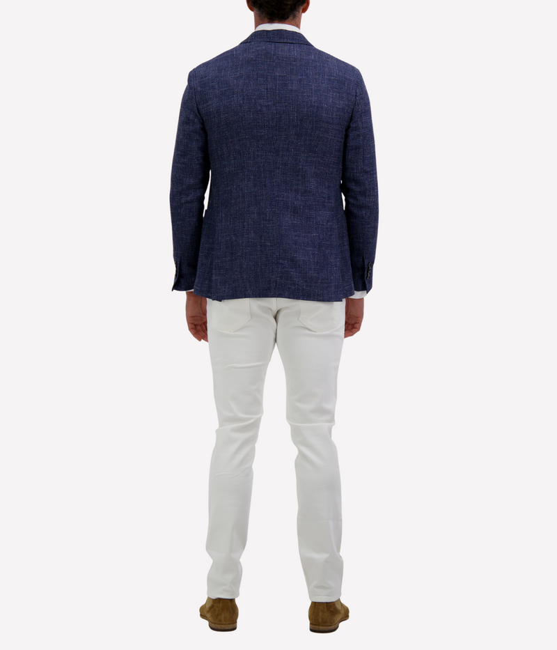 Man Jacket 840 Blue Fleck