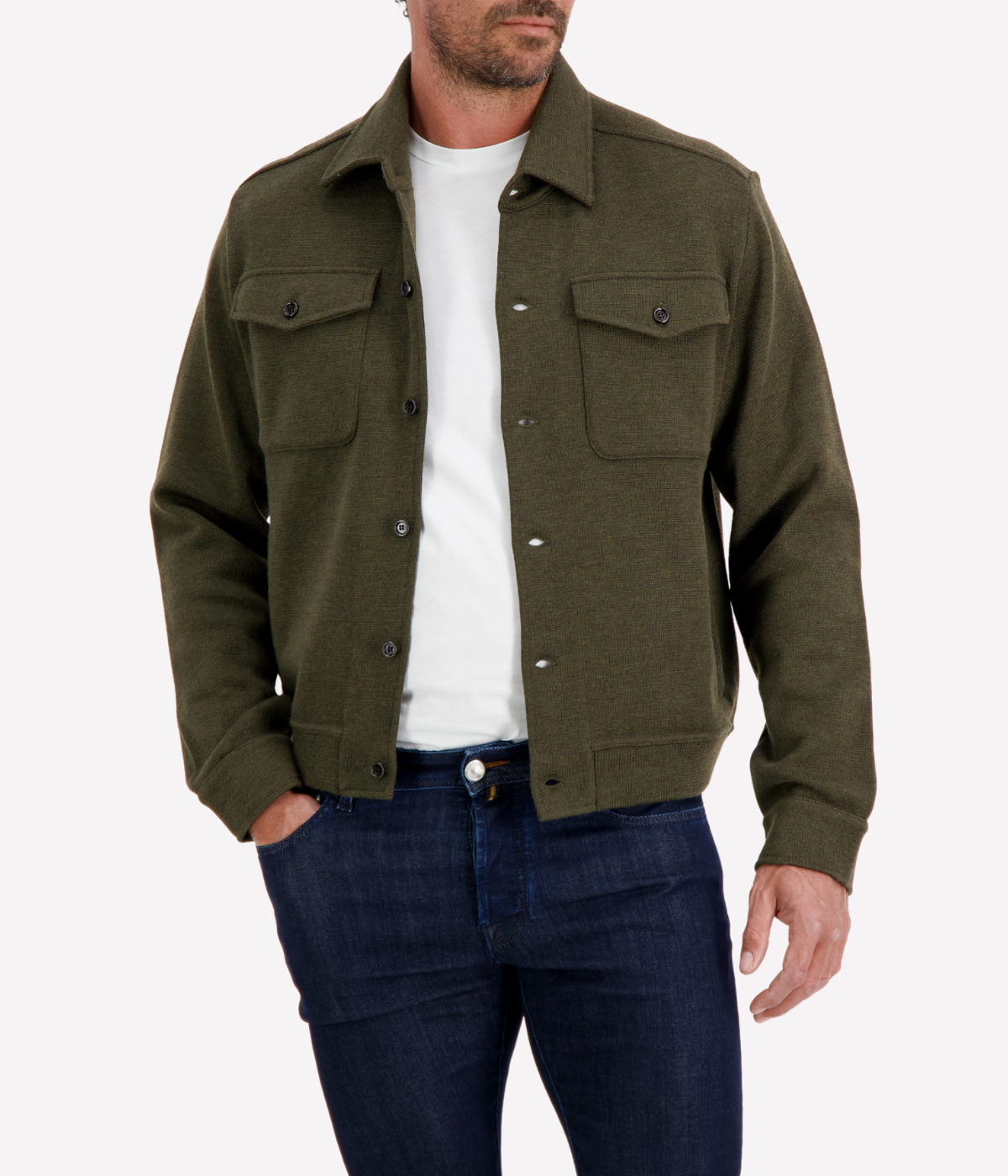 Man Knit Jacket 500