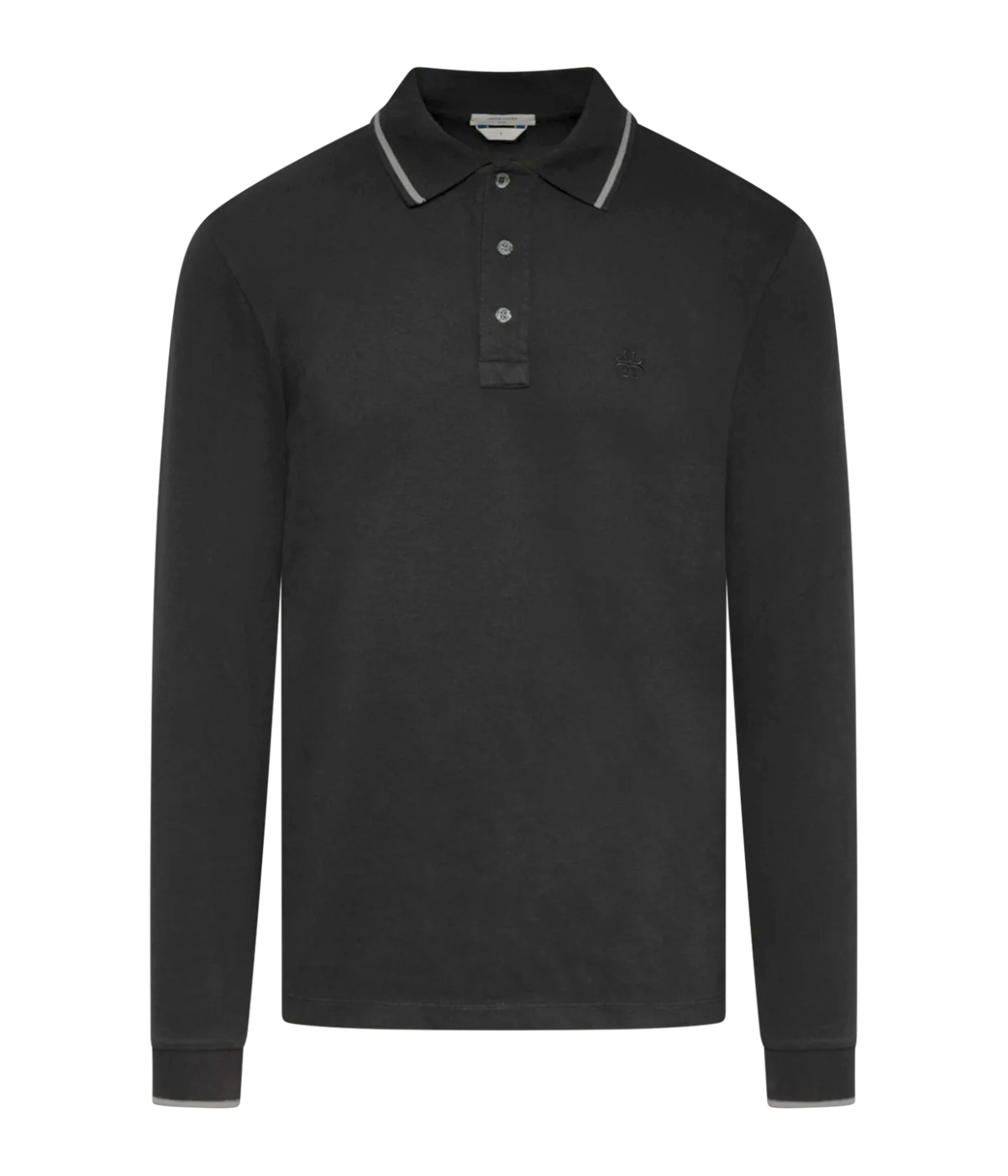 Manica Lunga Polo in Dark Grey