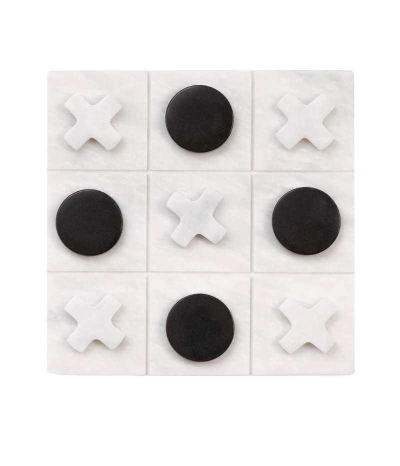 Marble Tic Tac Toe Set