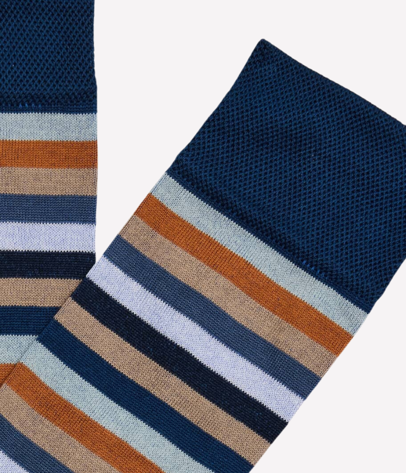 PIMA COTTON LUXURY SOCKS - 3 PACK in Mix 12