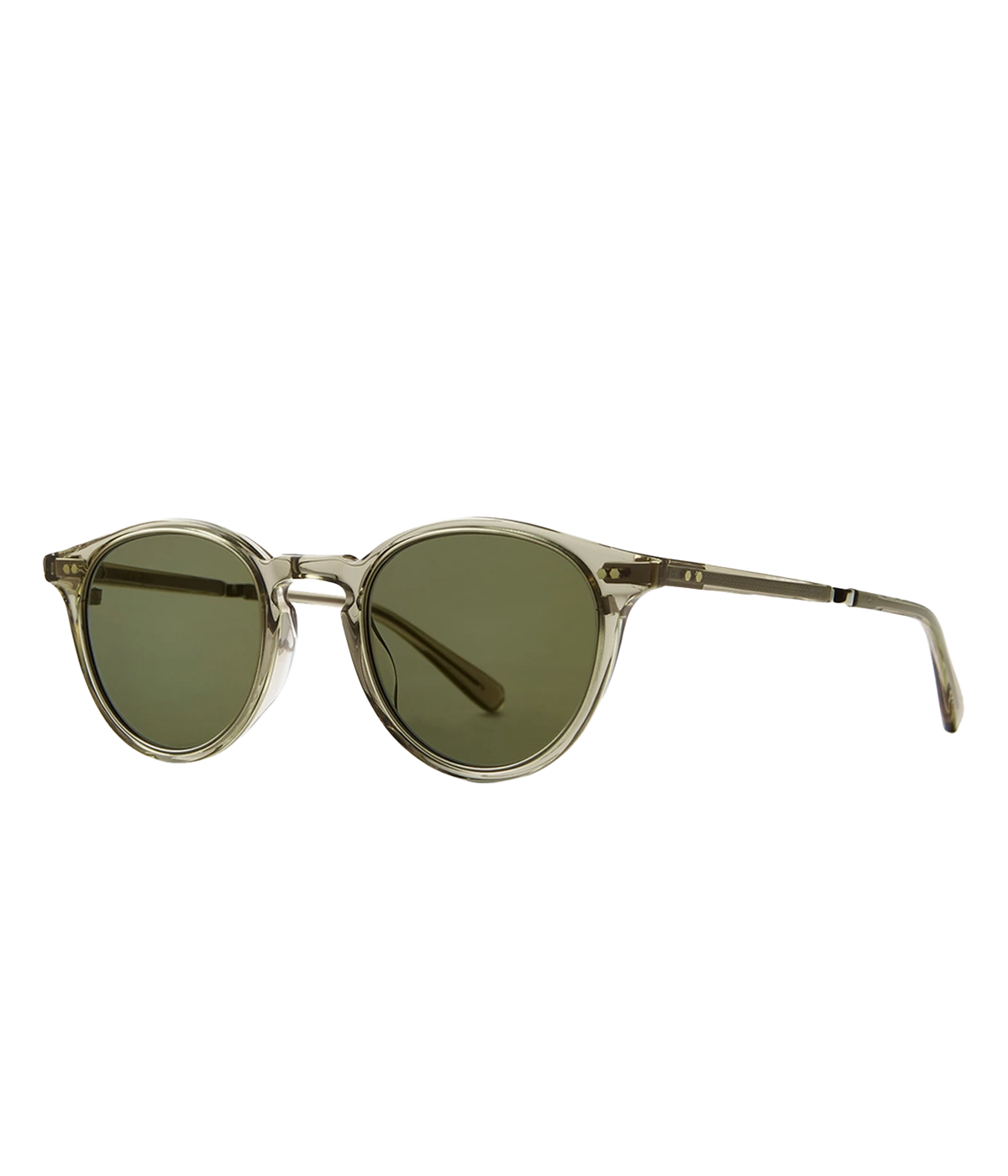 Marmont II S 48 Sunglasses in White, Gold & Green