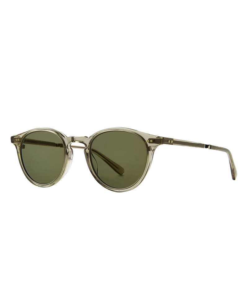 Marmont II S 48 Sunglasses in White, Gold & Green