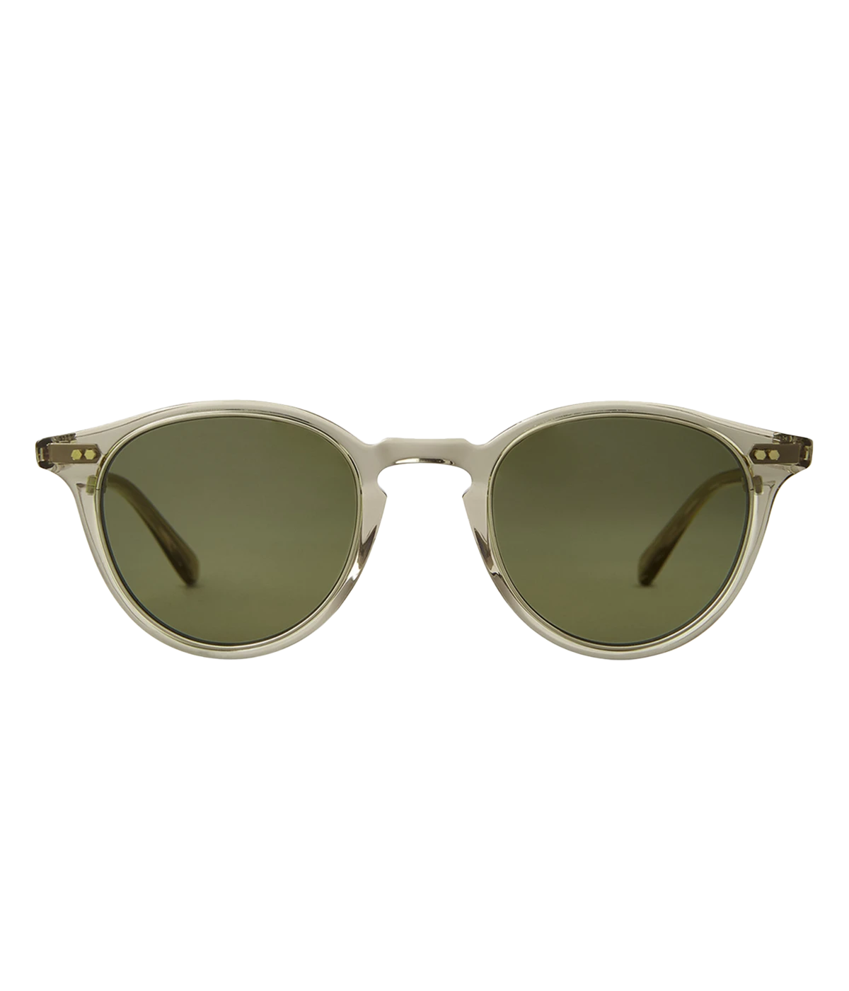 Marmont II S 48 Sunglasses in White, Gold & Green