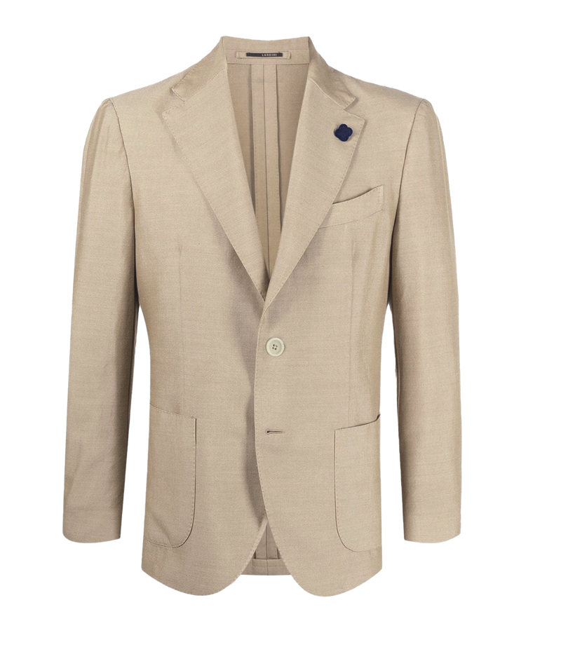 Single Breasted Blazer in Beige