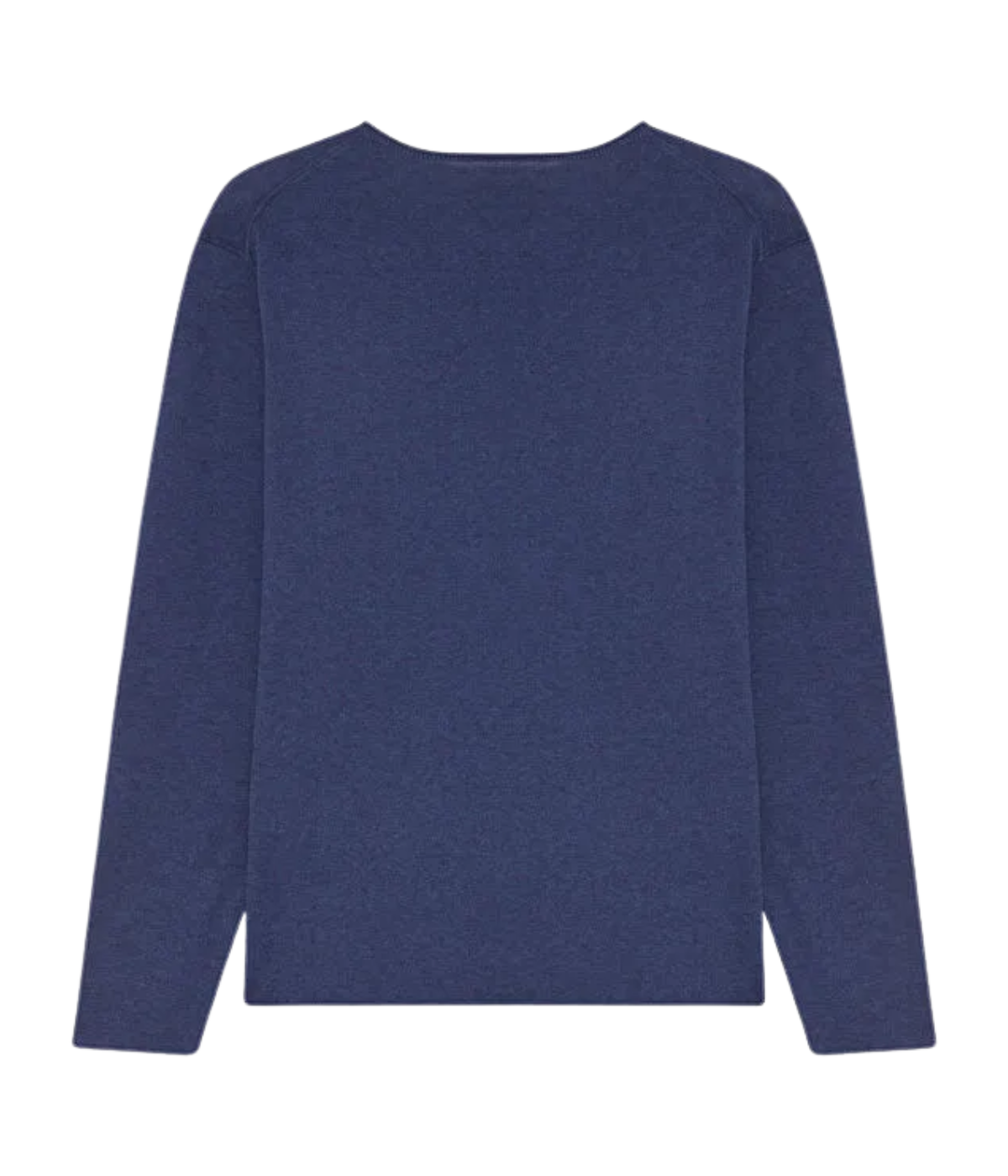 Mens Knitted Pullover Crew in Navy