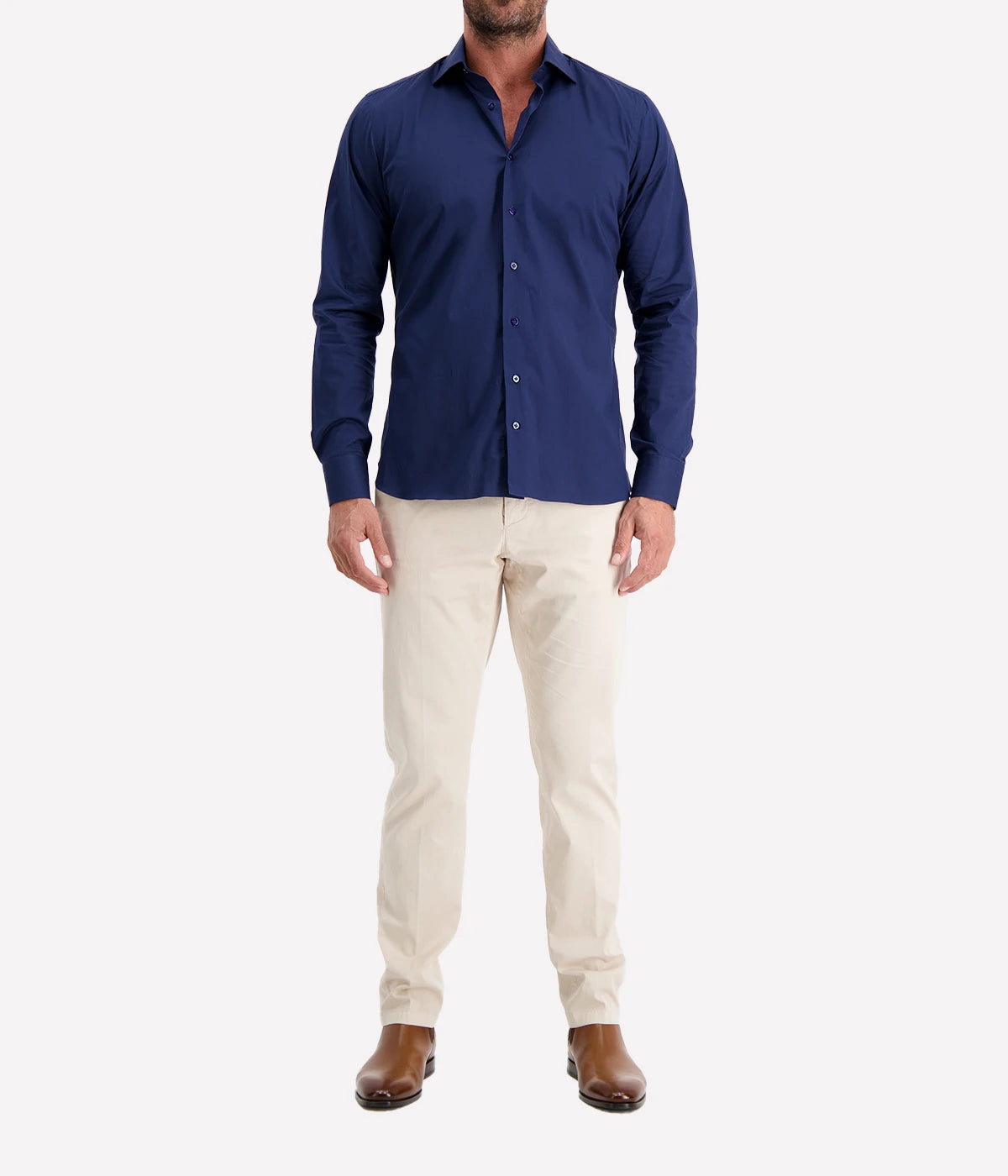 Mens Classic Shirt In 10 Navy