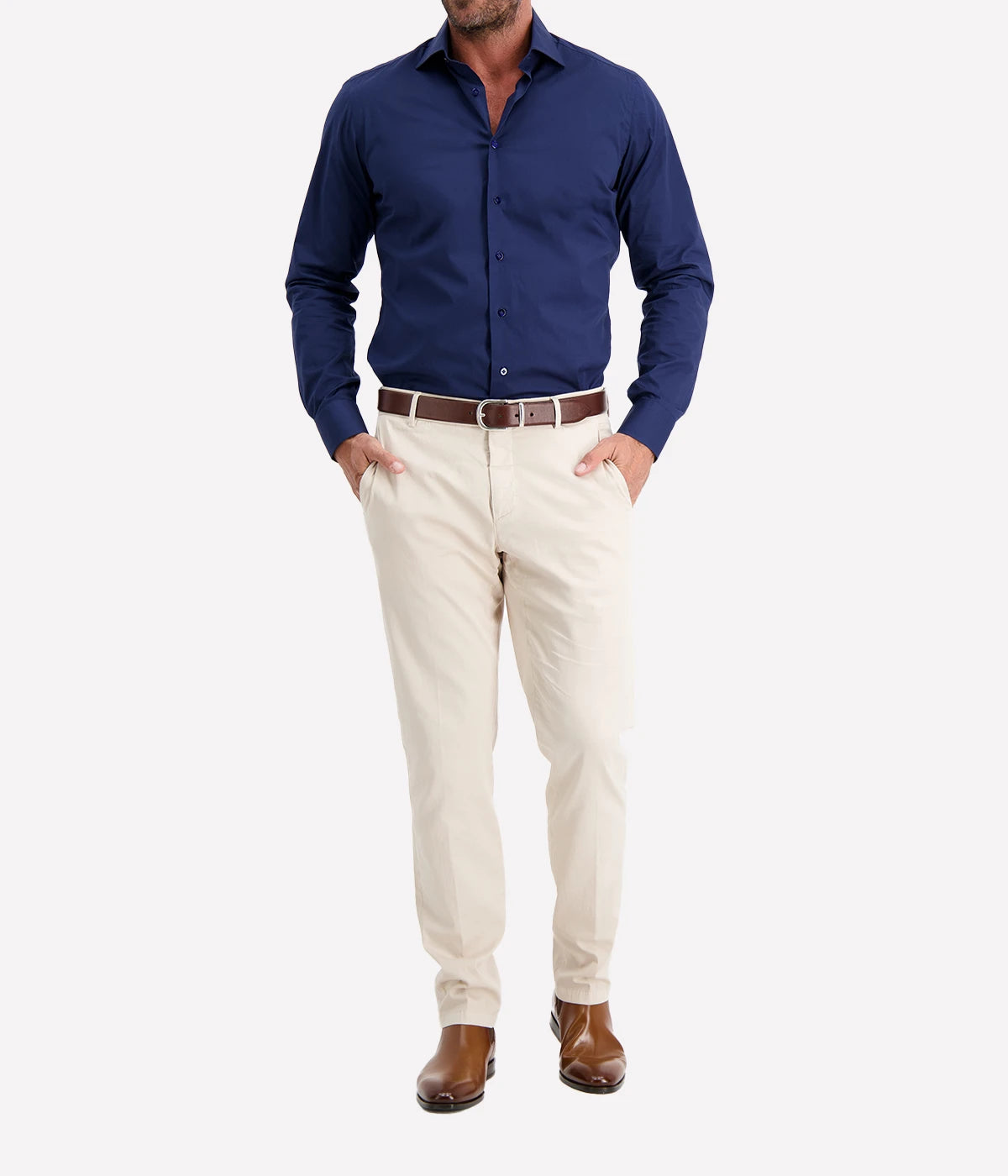 Mens Classic Shirt In 10 Navy