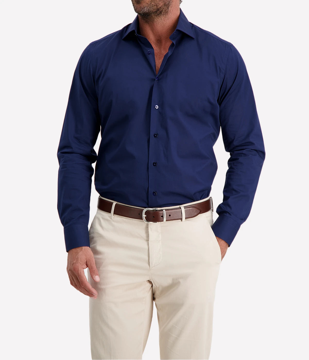Mens Classic Shirt In 10 Navy