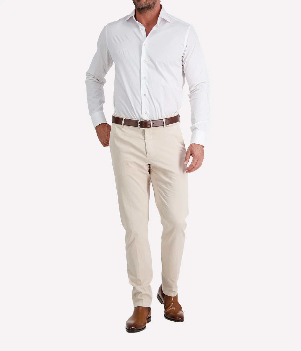 Mens Classic Shirt In 1 White