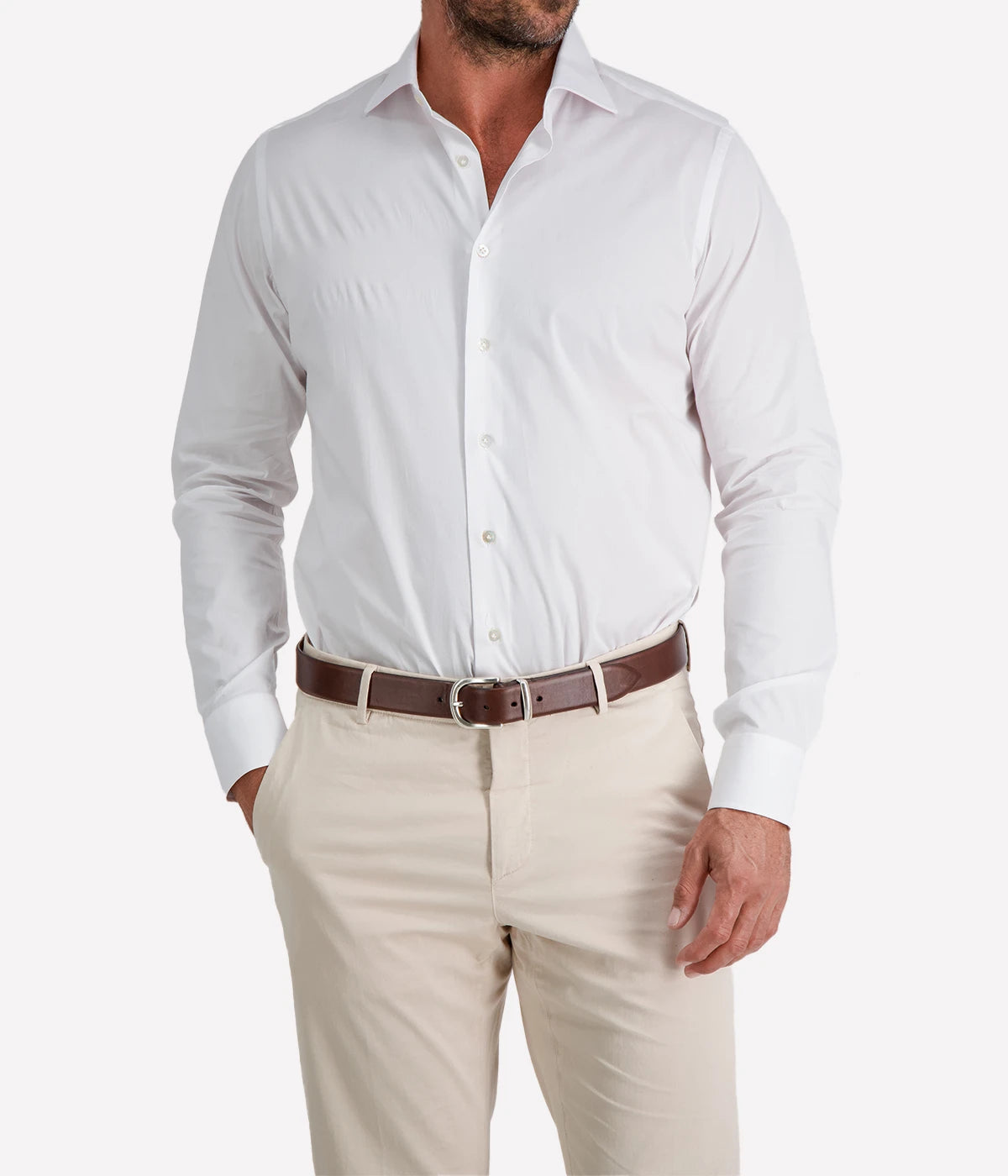 Mens Classic Shirt In 1 White