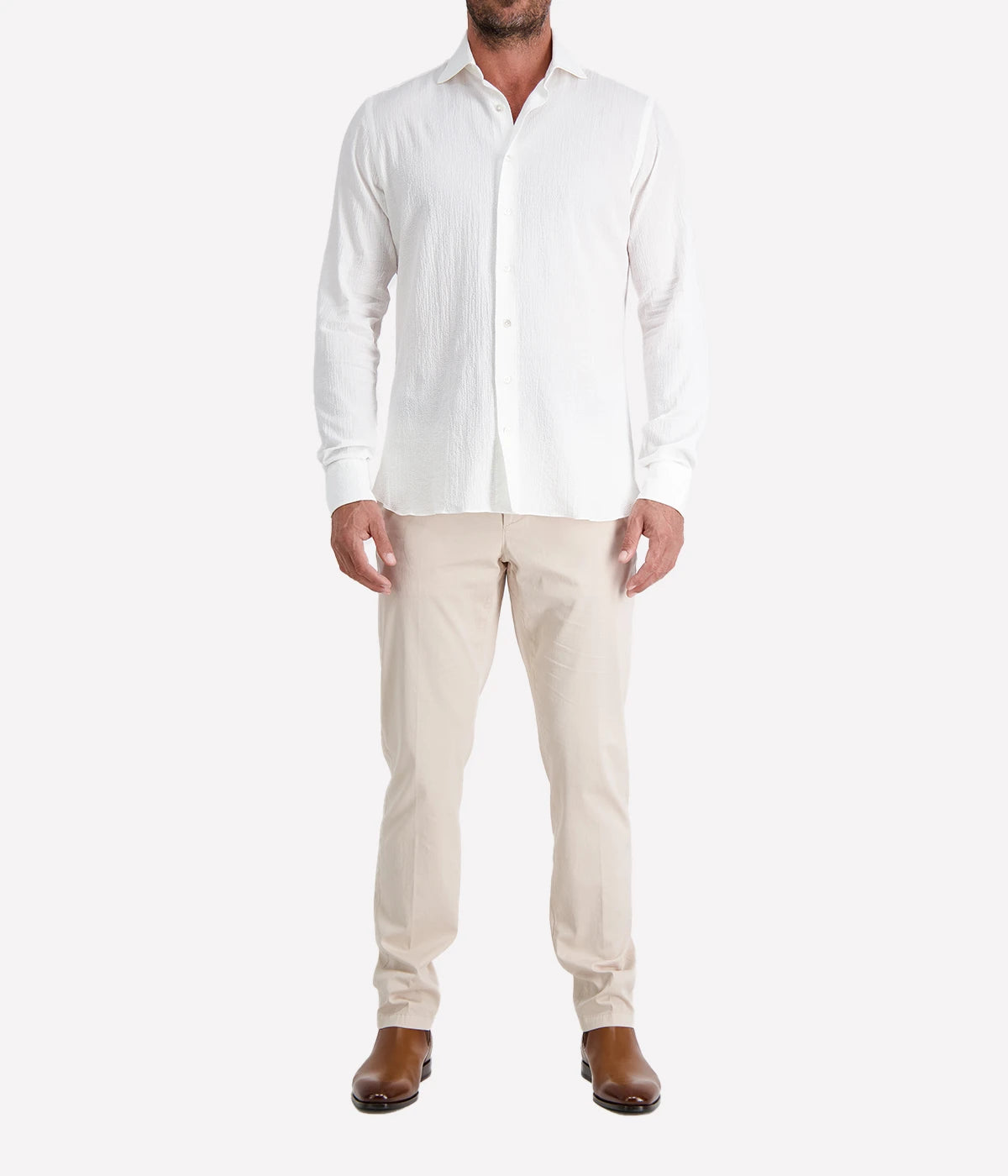 Mens Seersucker Shirt In 1