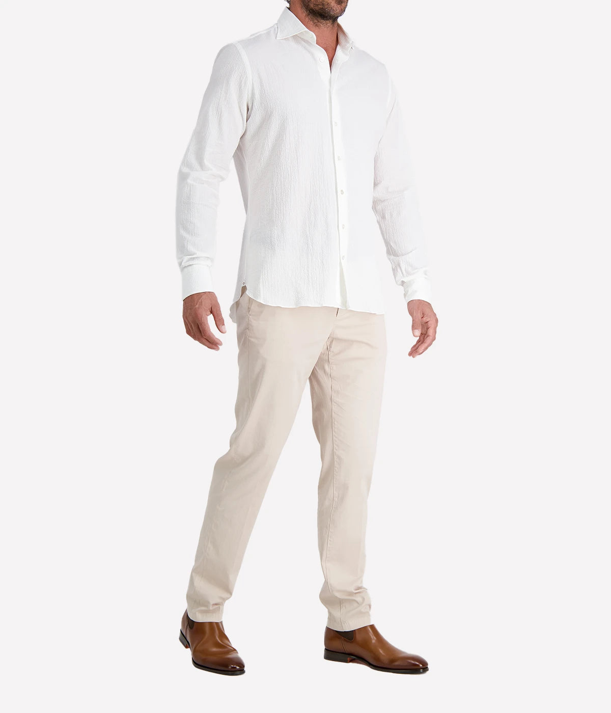 Mens Seersucker Shirt In 1