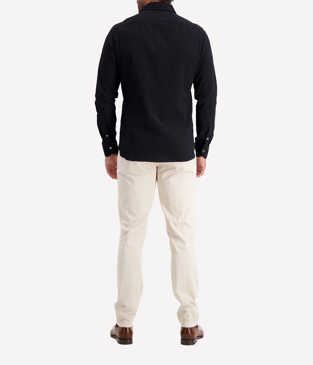 Mens Seersucker Shirt In 9