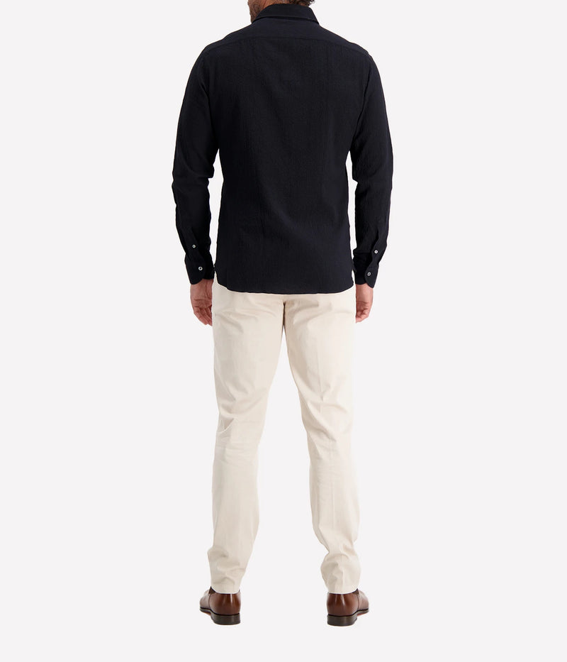 Mens Seersucker Shirt In 9
