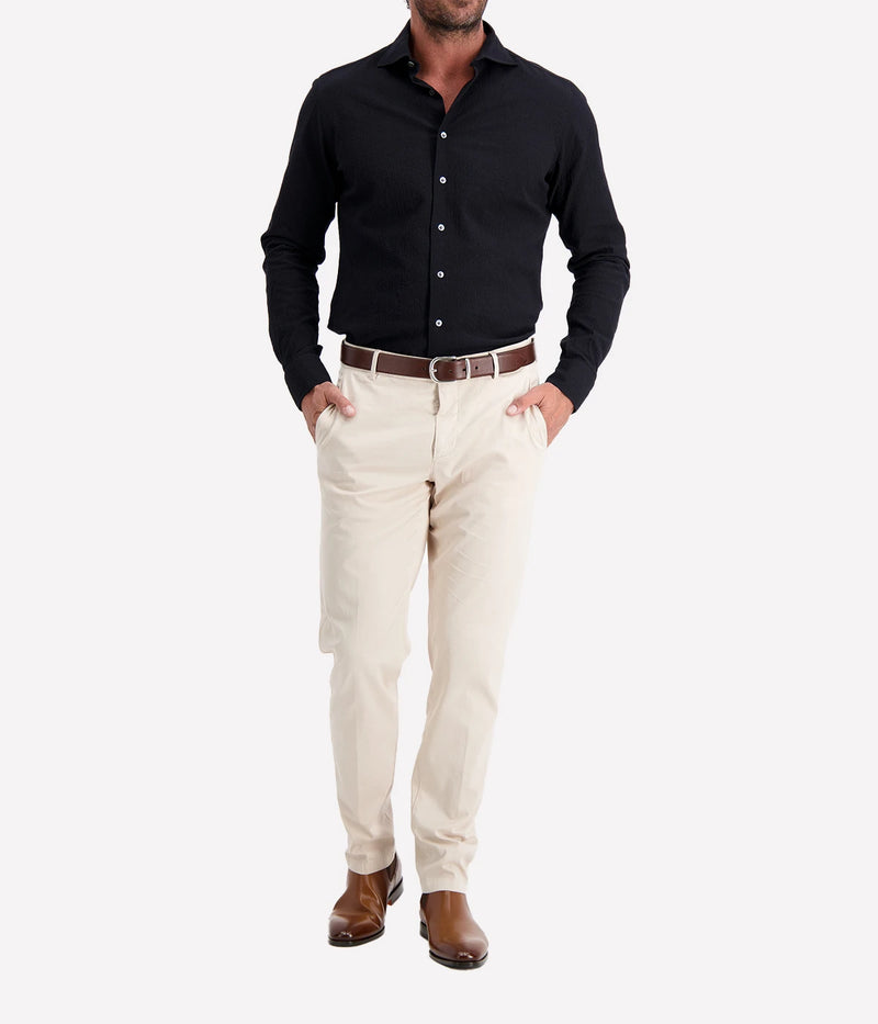 Mens Seersucker Shirt In 9