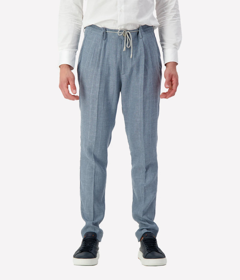 Mens Suit Trouser in Denim