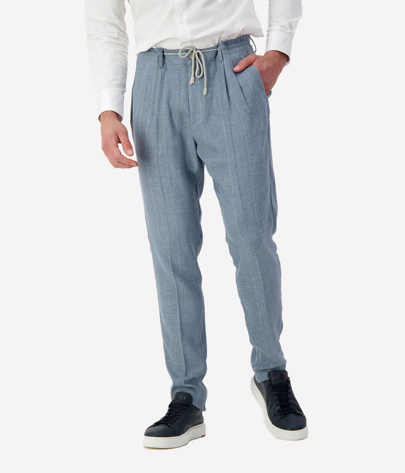 Mens Suit Trouser in Denim