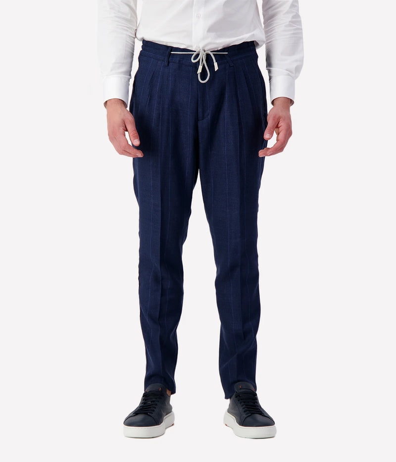 Mens Suit Trouser in Navy