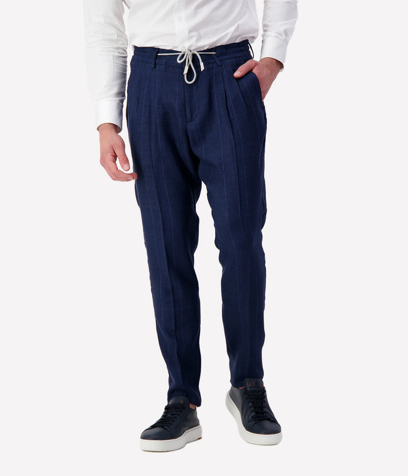 Mens Suit Trouser in Navy
