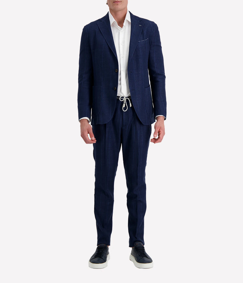 Mens Suit Trouser in Navy
