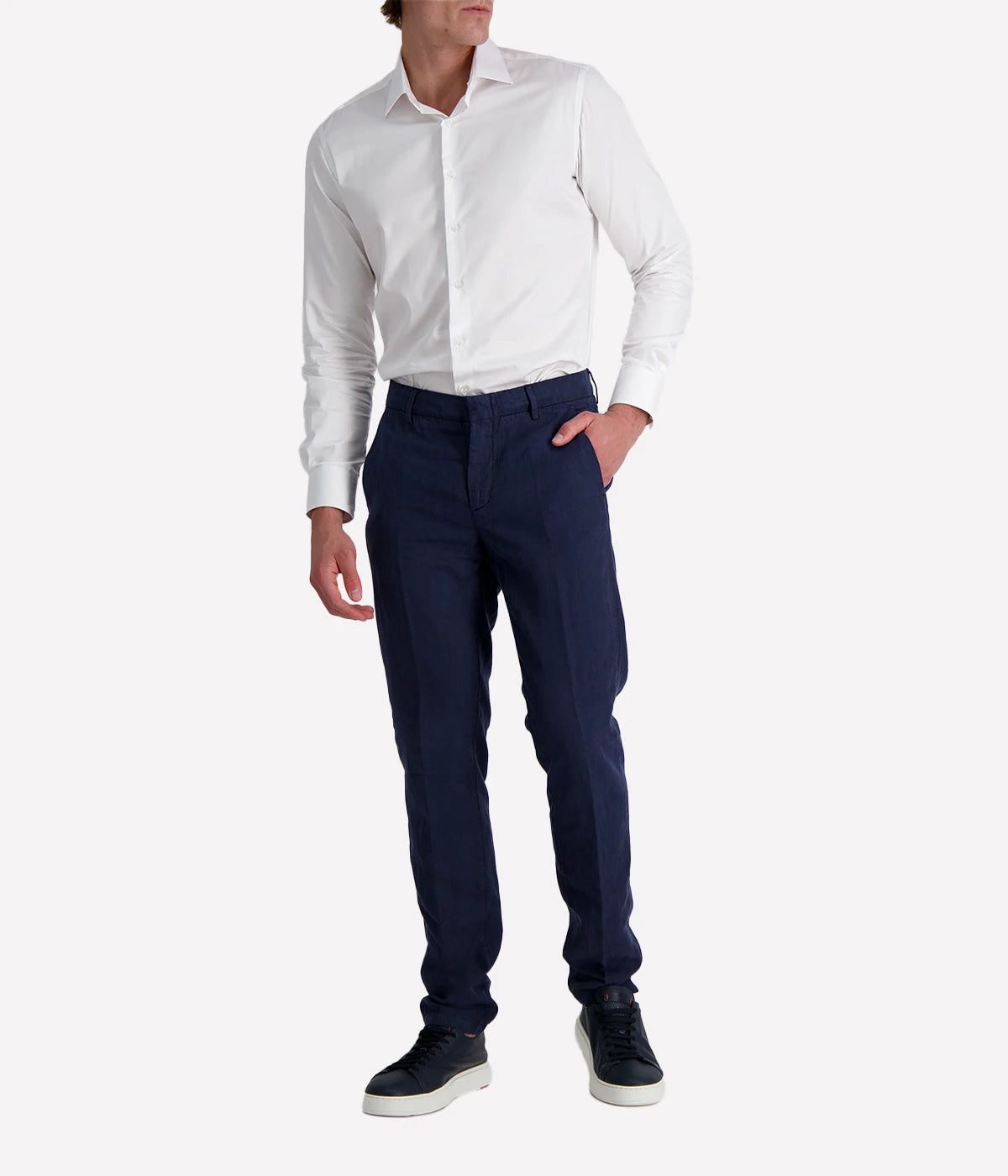 Mens Trouser in Blu