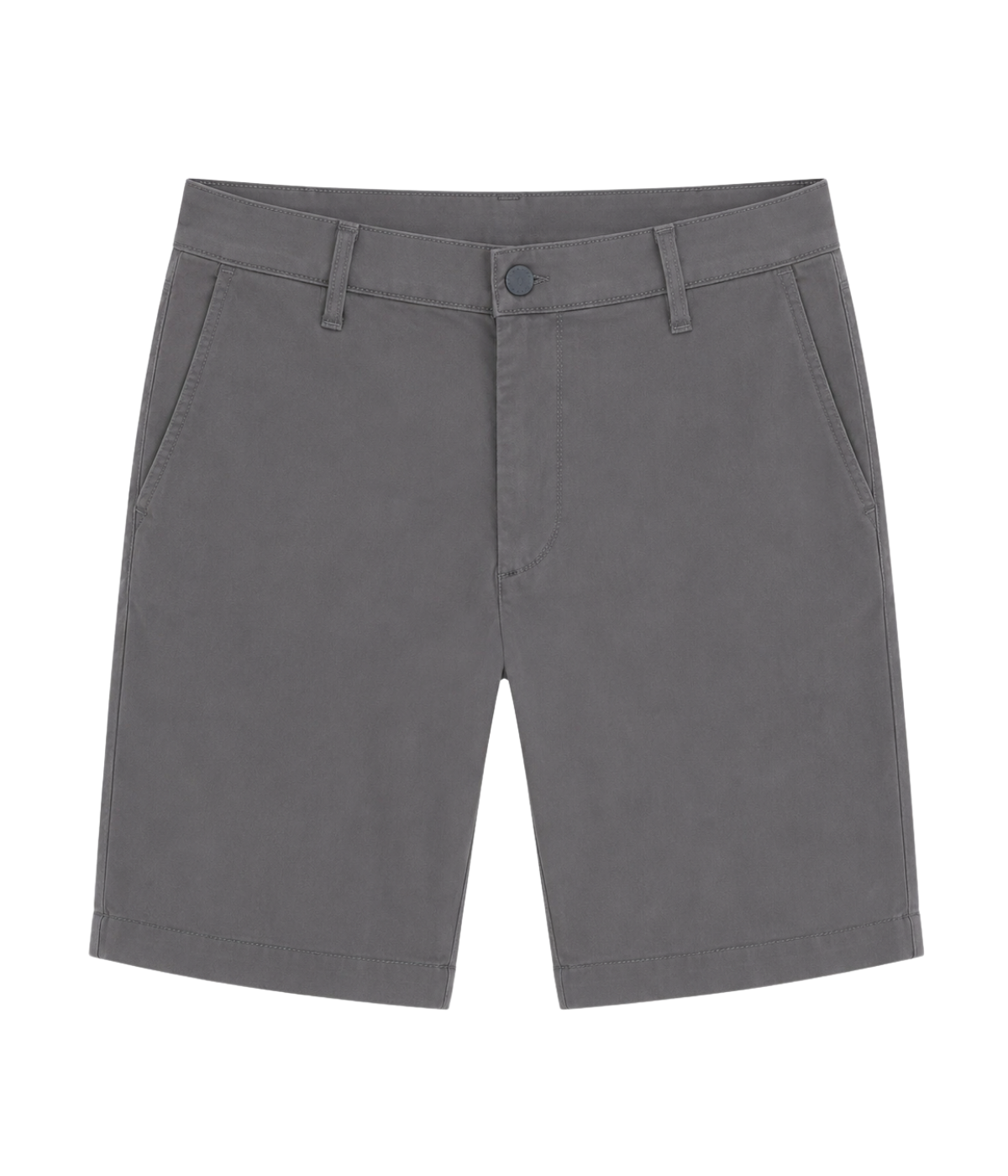 AG Wanderer Short Airluxe Folkstone Grey Flat Lay Front View Slim Fit Performance Short