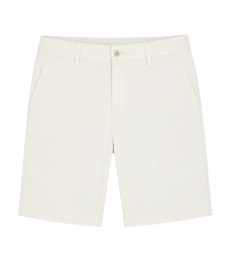 AG Wanderer Short Coconut Milk Flat Lay Front View Slim Fit Short